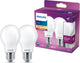 Lampada LED Philips a risparmio energetico opaca - 100 w - E27 - luce bianca calda - 2 pezzi - risparmia sui costi energetici