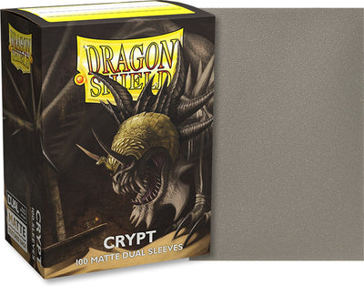 Asmodee dragon shield standard matte dual sleeves - crypt neon (100 sleeves)