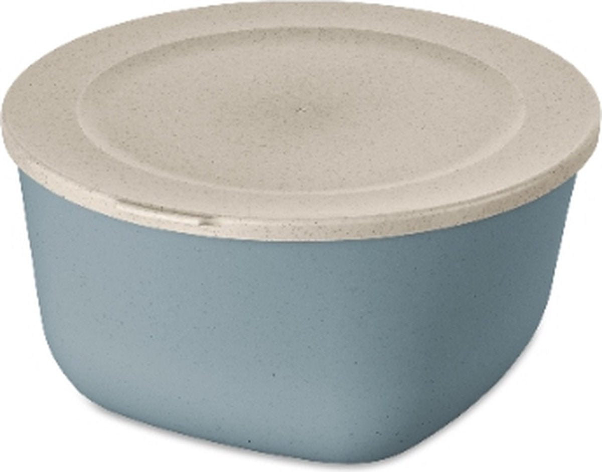 Koziol vershouddoos, kom met deksel, 4 l, natuur bloemen blauw, organic bio-circular - | connect box