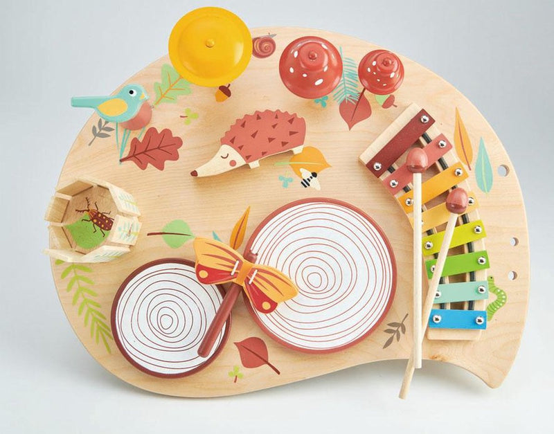 Tender leaf toys tender leaf preescolar - mesa de música - 50x39x21,5cm - madera - 3 años