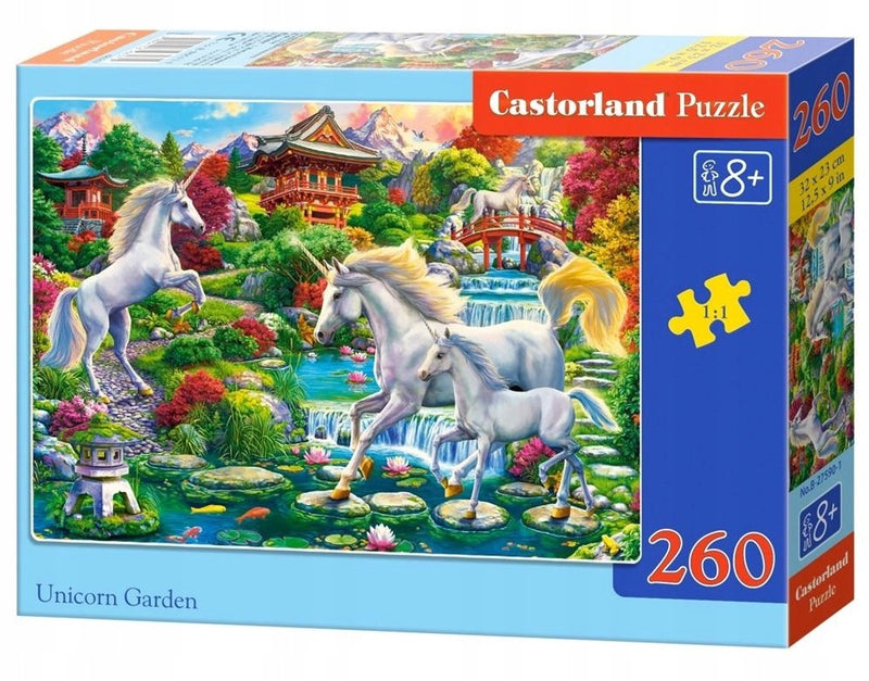 Puzzle jardín unicornio Castorland 260 piezas