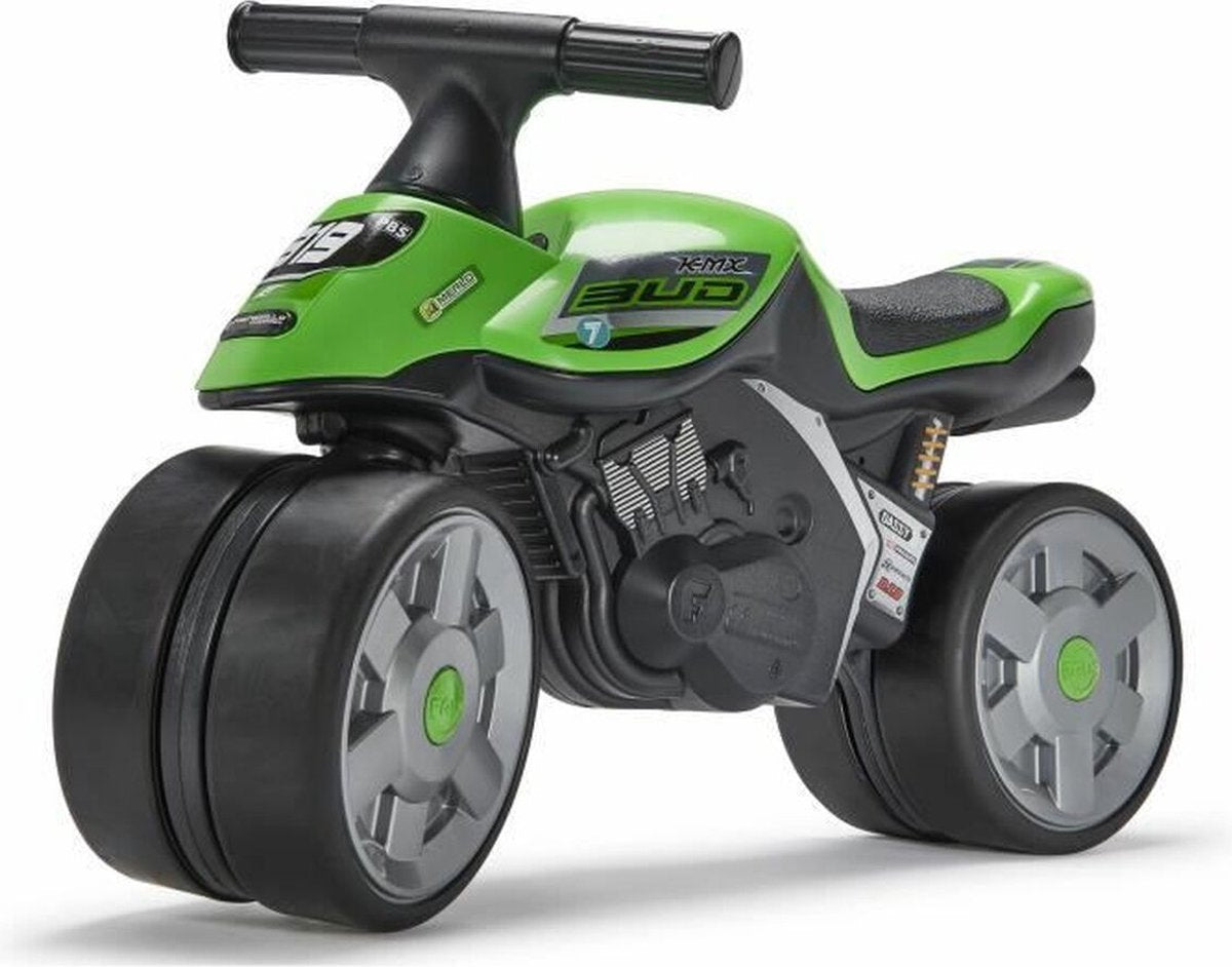 Falk baby moto team bud racing - bici da corsa per ragazze e ragazzi - +3 anni
