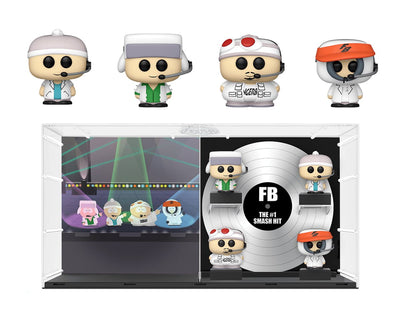 Funko figura pop coleccionable de South Park! álbumes dlx paquete de 4 boy band 9 cm multicolores
