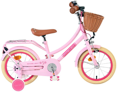 Volare volare bici per bambini ragazze da 14 pollici di rosa