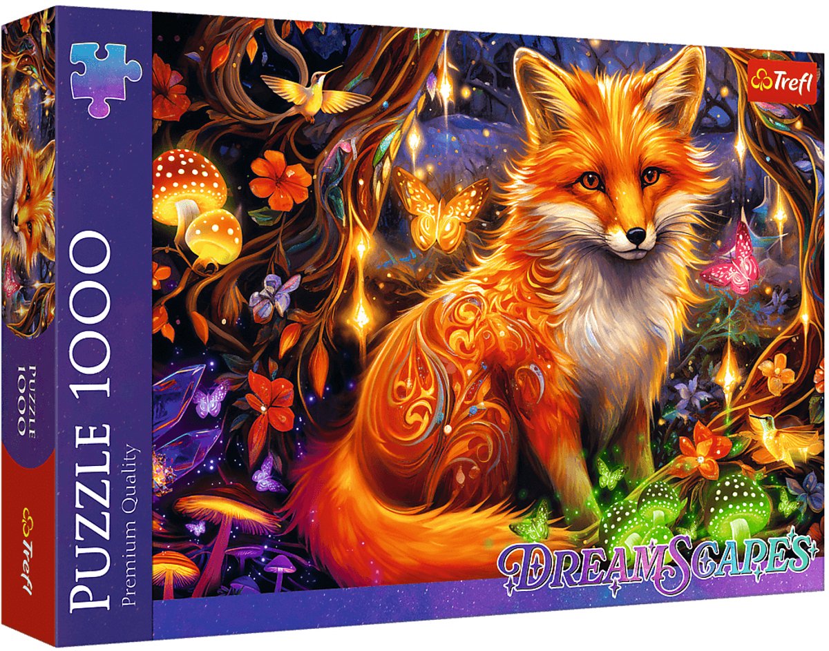 Trefl puzzle zorro de cuento de hadas - 1000 piezas - juguete educativo.