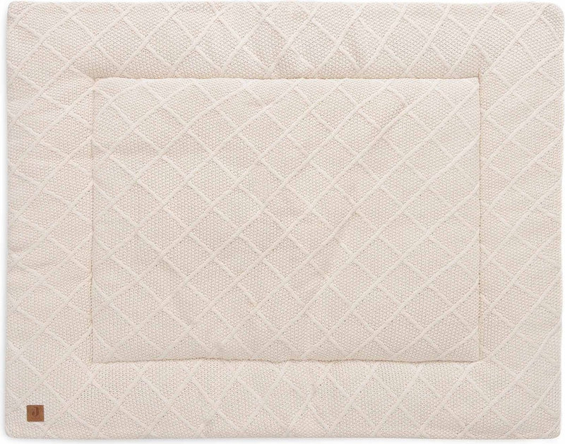 Jollein - tappeto per box 75x95 cm - tappeto da gioco per bambini - farina d'avena a quadri