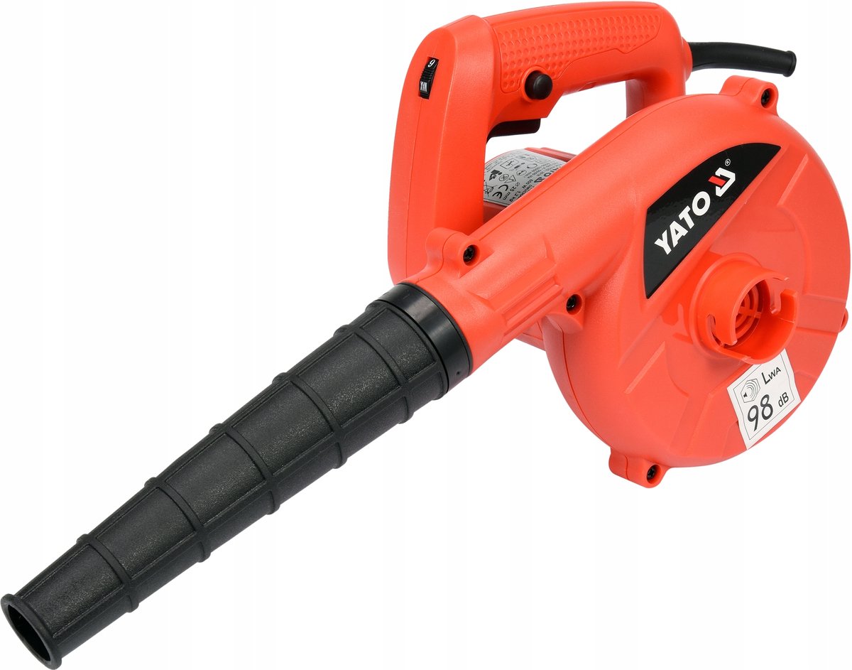 Yato bladblazer - 600w - 4 m3 min - instelbare snelheid - blazen + zuigen - inclusief opvangzak
