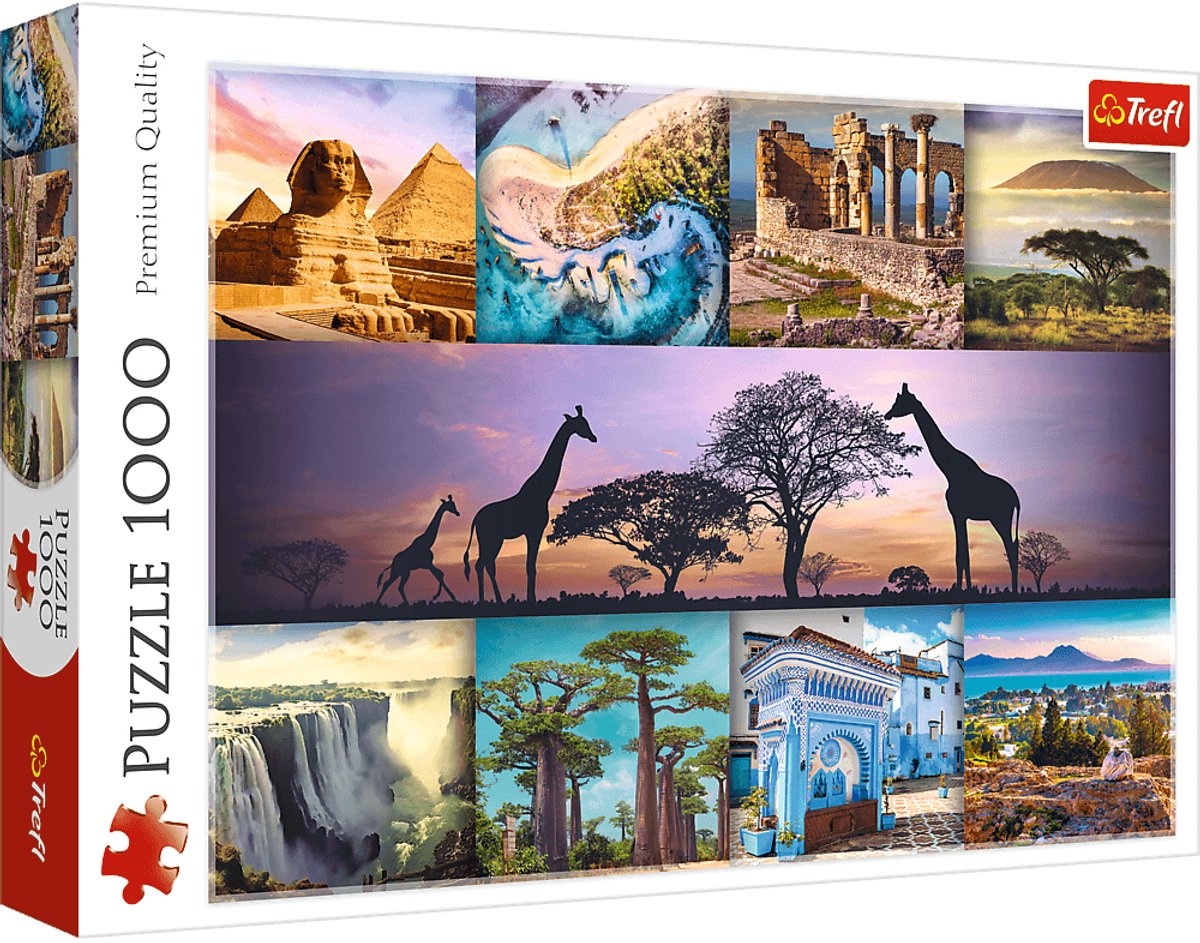 Puzzle Trefl Africa - 1000 pezzi - collage di puzzle.