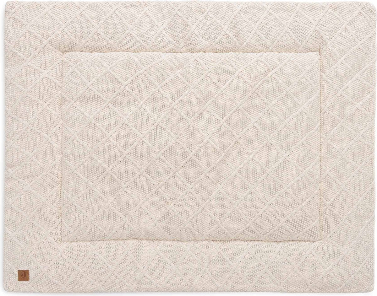 Jollein - tappeto per box 75x95 cm - tappeto da gioco per bambini - farina d'avena a quadri