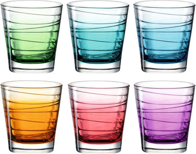 Vasos de agua Leonardo vario struttura - 250 ml - 6 piezas -