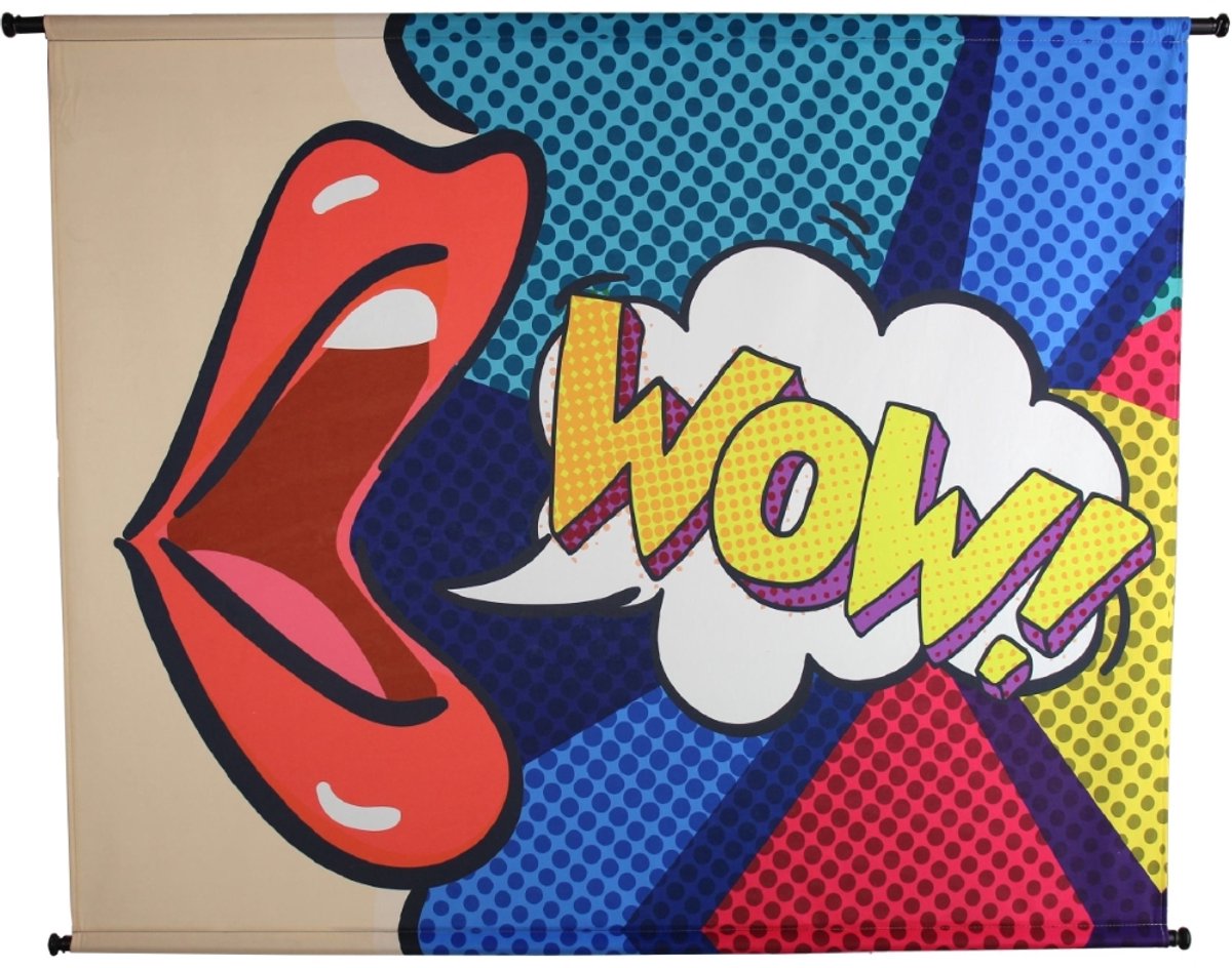 Asciugamano da parete collezione HD wow multi 146x3x110cm