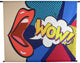 Asciugamano da parete collezione HD wow multi 146x3x110cm