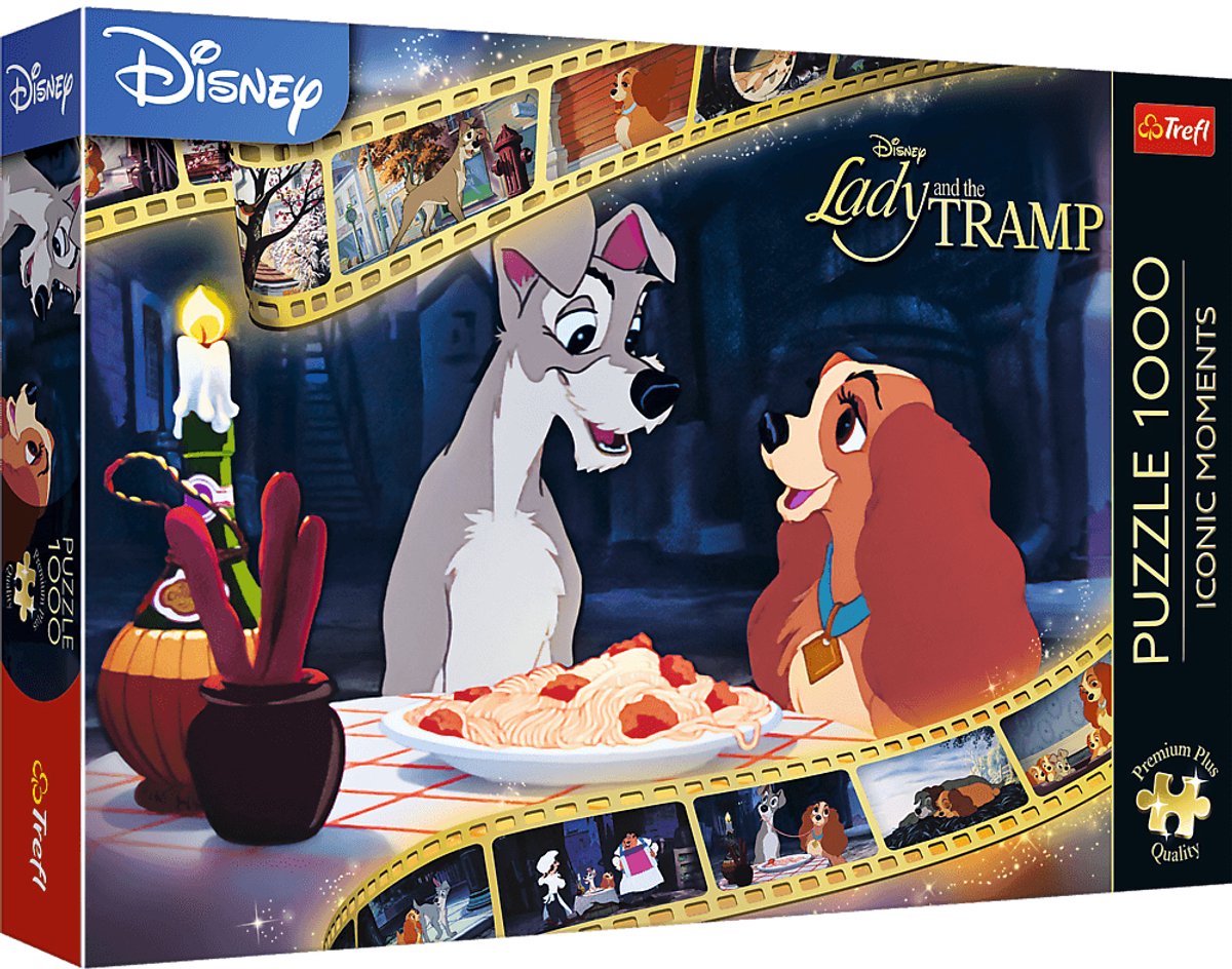 Puzzle Trefl Disney Lilli e il Vagabondo - 1000 pezzi - puzzle.