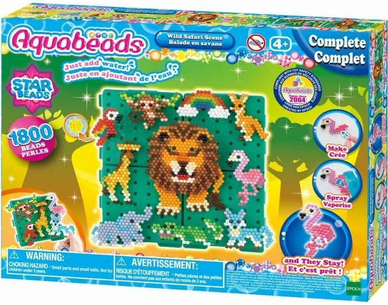 Scena del safari selvaggio Aquabeads - set completo