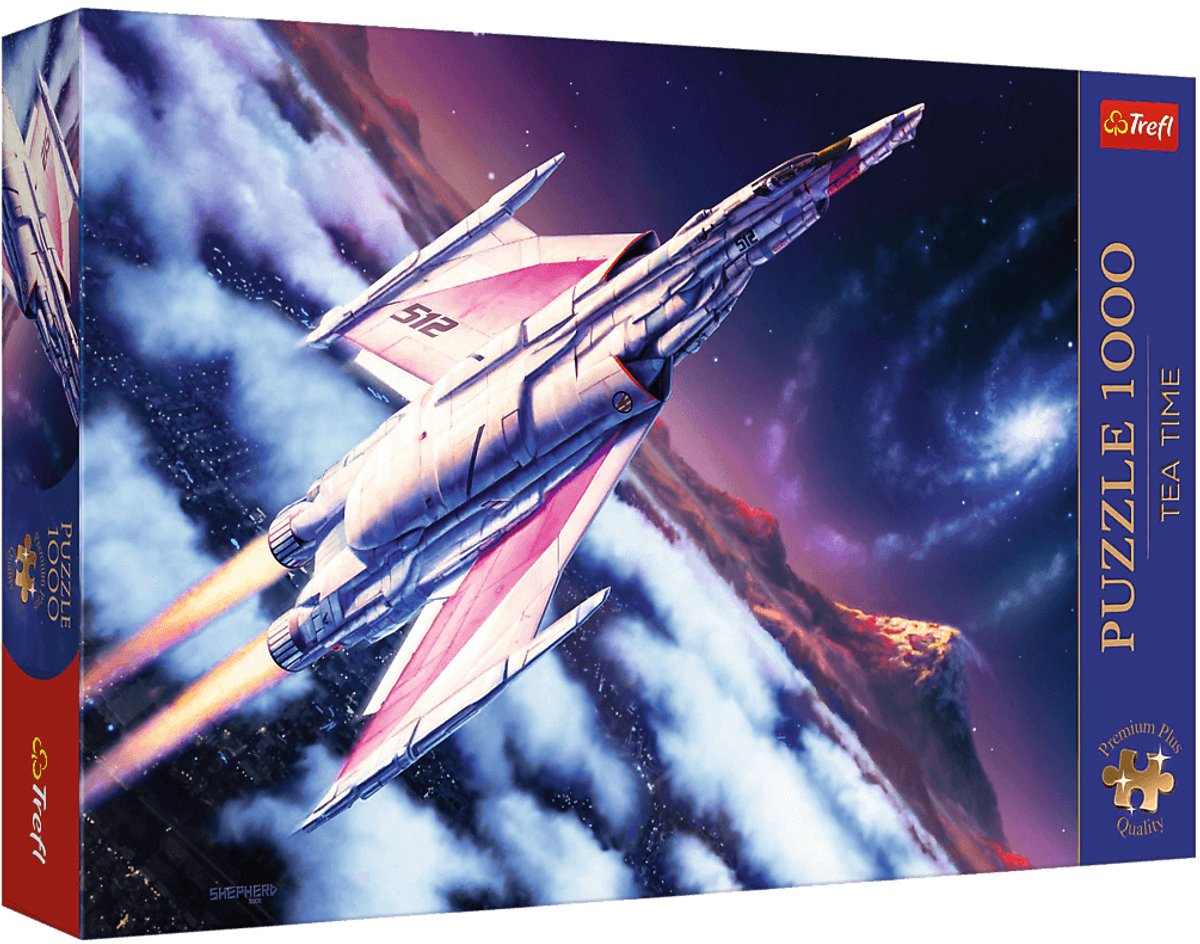 Puzzle Trefl 1000 pezzi - premium plus volo nello spazio.