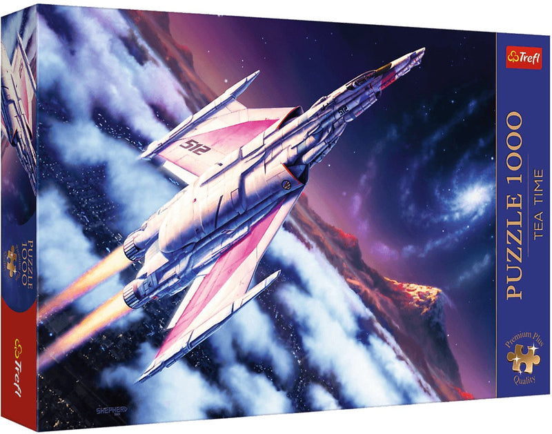 Puzzle Trefl 1000 pezzi - premium plus volo nello spazio.