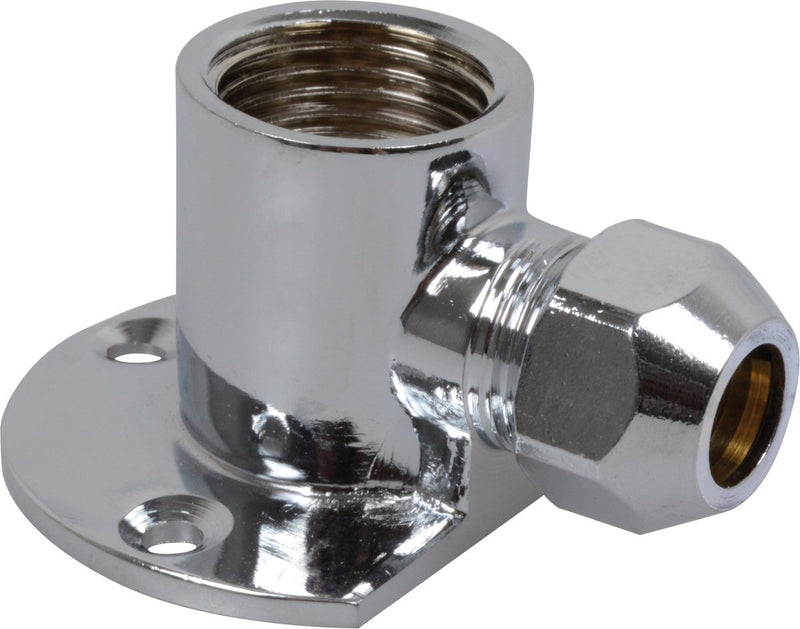 Placa de pared con racor de compresión Kirchhoff ms - cromada - 1 2 bi x 10 mmq
