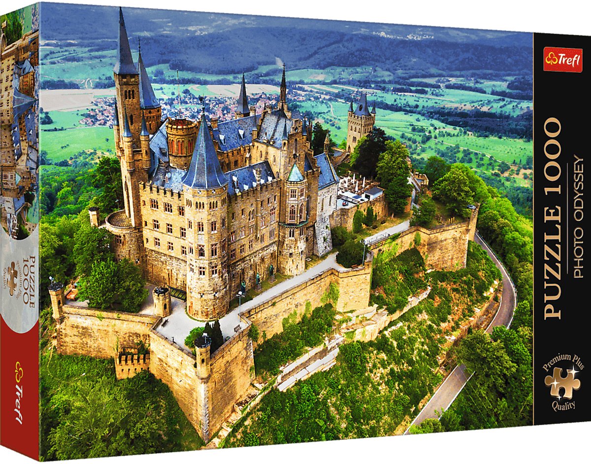 Puzzle Trefl premium plus - Castello Hohenzollern Germania 1000 pezzi.