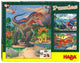 Puzzle Haba dinosauri 3 in 1 ragazzi 3 x 24 pezzi
