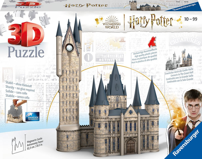 Ravensburger Torre di Astronomia del Castello di Hogwarts - Puzzle 3D - 540 pezzi