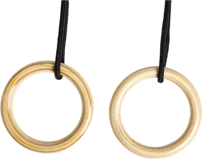Dados anillos de gimnasia madera