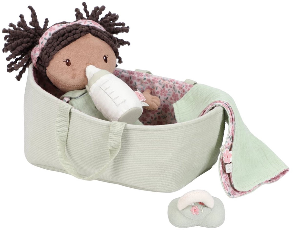 Muñequita holandesa en cesta evi 25cm