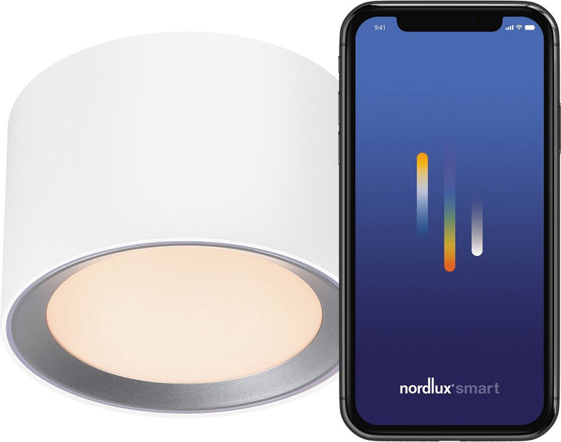 Nordlux landon-smart-2700 6500k-ip44-blanco