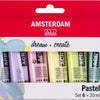 Amsterdam standard series acrylverf pastel set | 6 x 20 ml