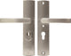 Raccordo di sicurezza Axa (curva plus) alluminio rettificato: maniglia-maniglia (modello block) pc55 con protezione antistrappo skg***