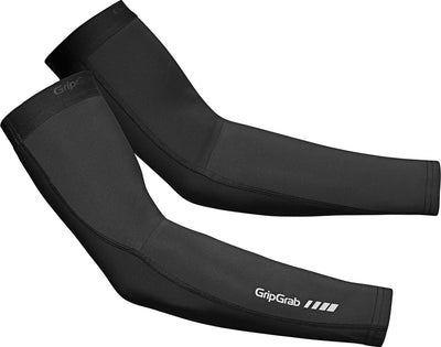 Gripgrab - aquarepel 2 arm warmers water-repellent arm warmers thermal winter bicycle arm warmers - black - unisex - size l