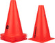 Coni slalom Nijdam - set da 6 pezzi - 23 cm - rossi