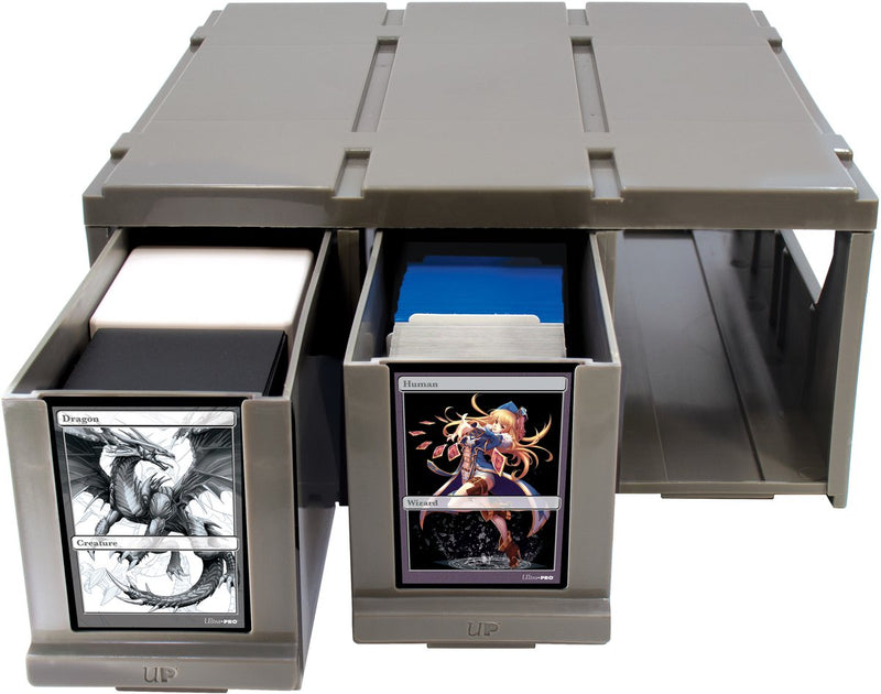Ultrapro ultra pro - pro-storage - organizer con 3 cassetti
