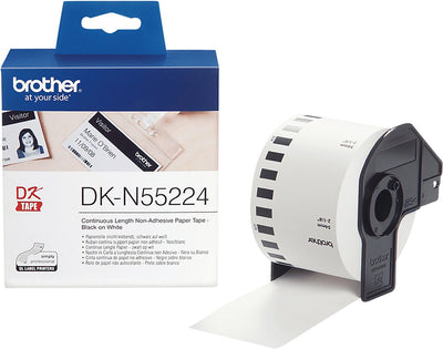 Nastro continuo in carta termica Brother dk-n55224 54 mm x 30,50 m bianco 80 g m²