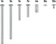 Parti Nijdam - set di assi pattini in linea 3 in 1 n22aa** - argento