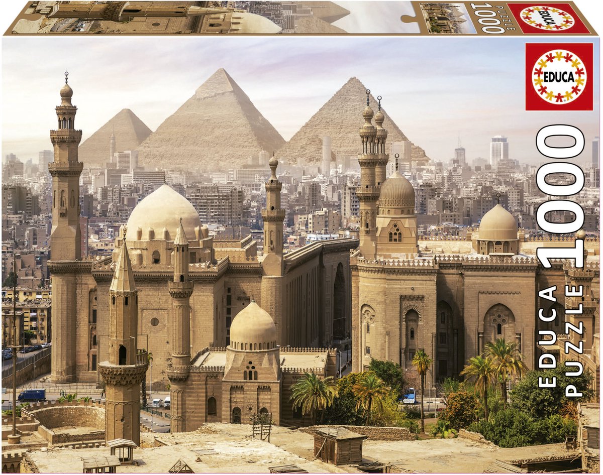 Educa puzzel cairo egypte 1000 stukjes - legpuzzel volwassenen.