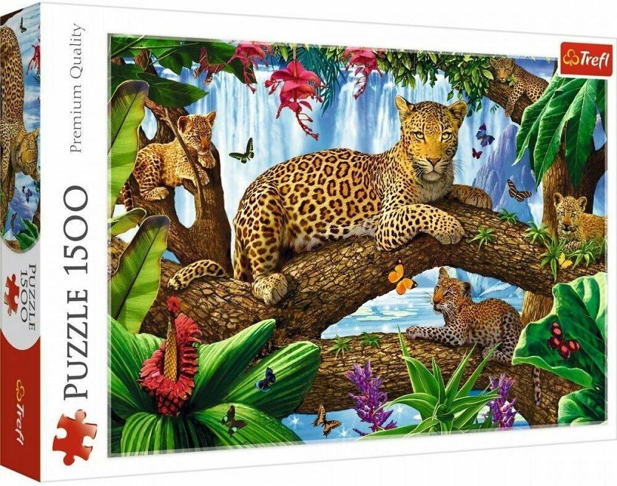 Trefl - puzzle 1500 pz - riposa tra gli alberi (26160)