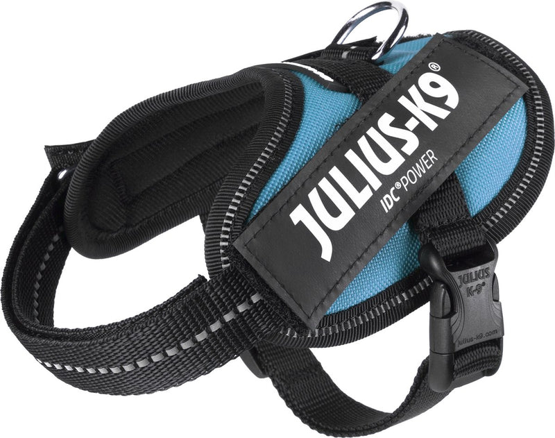 Julius k9 julius-k9 idc®power arnés, 2xs - baby2, azul celeste