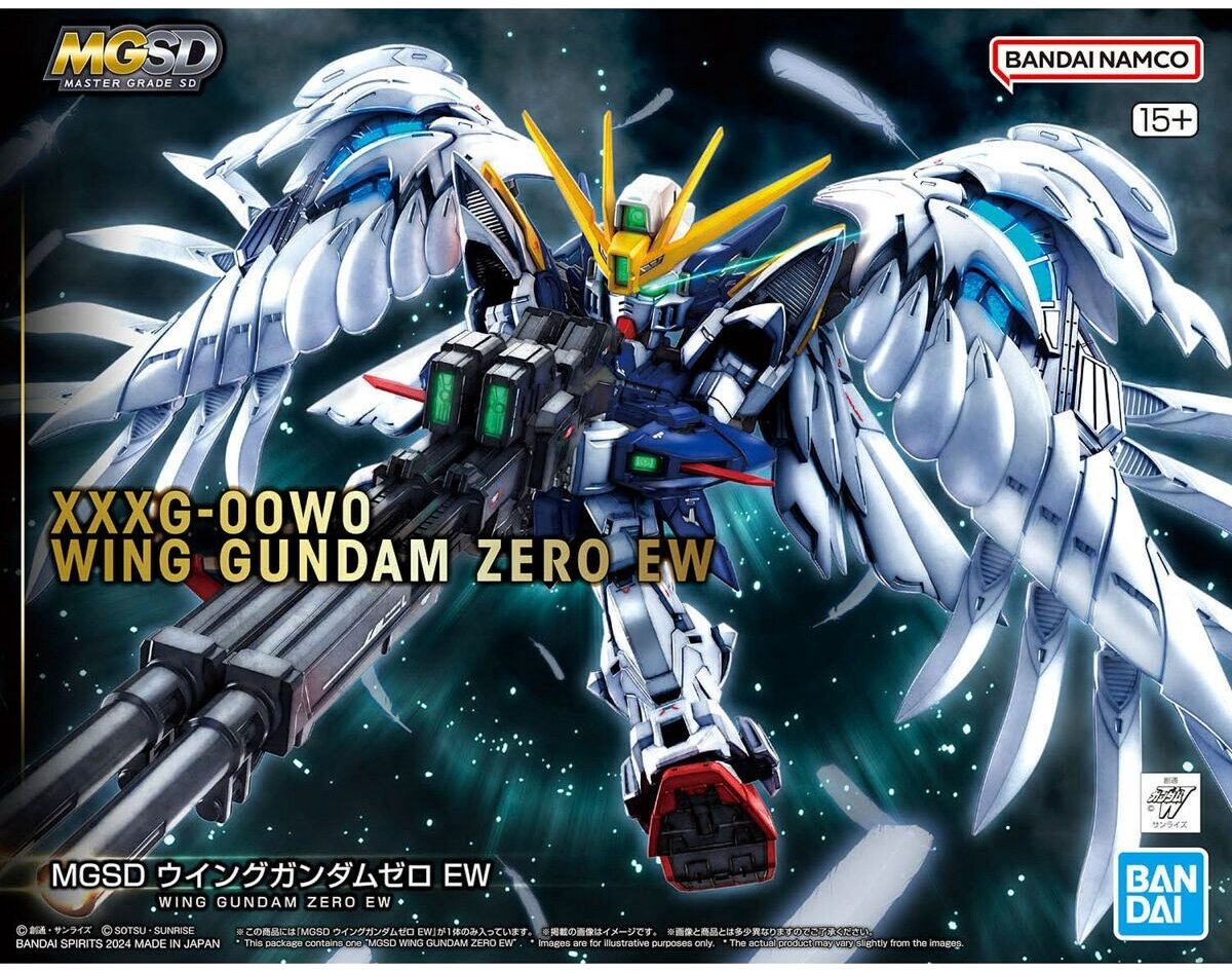 Bandai namco verzamelfiguur bandai mgsd wing gundam zero ew plastic animatie en anime