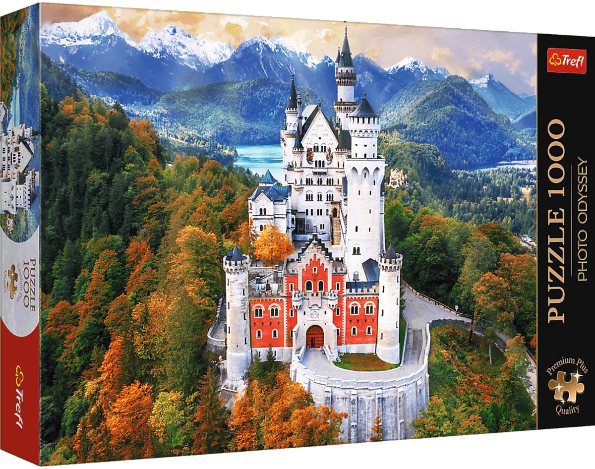 Puzzle Trefl 1000 pezzi - Castello di Neuschwanstein Germania Premium Plus.
