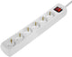 Regleta Hama con interruptor - 6 vías - cable de 1,4 m - blanco