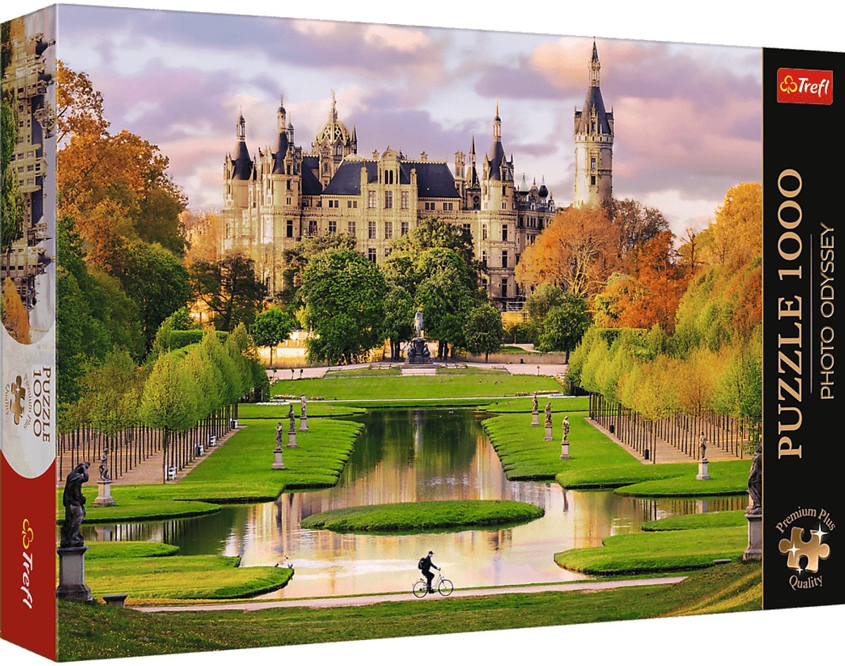 Trefl puzzle 1000 piezas - premium plus photo odyssey castillo de schwerin.