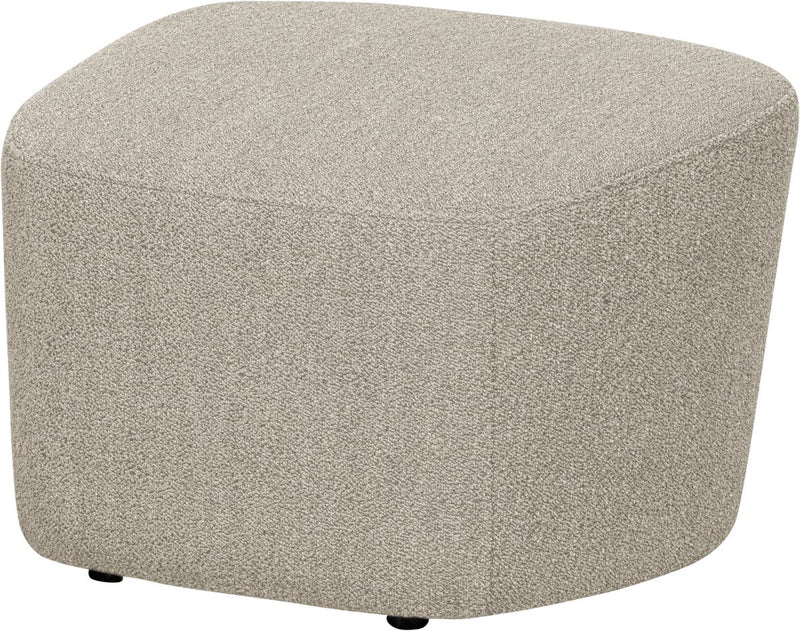 Taburete elevado Vtwonen - tela bouclé - beige natural - 41x62x48 cm