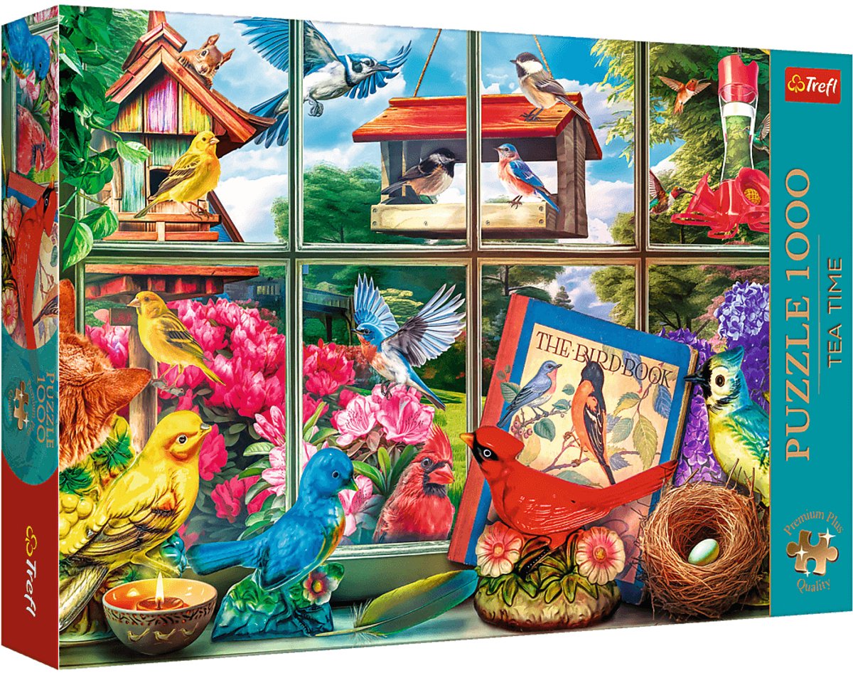 Puzzle Trefl Il mondo degli uccelli 1000 pezzi, qualità premium.