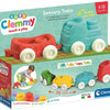 Clementoni baby - clemmy sensory trein met soft blokken, 12dlg.