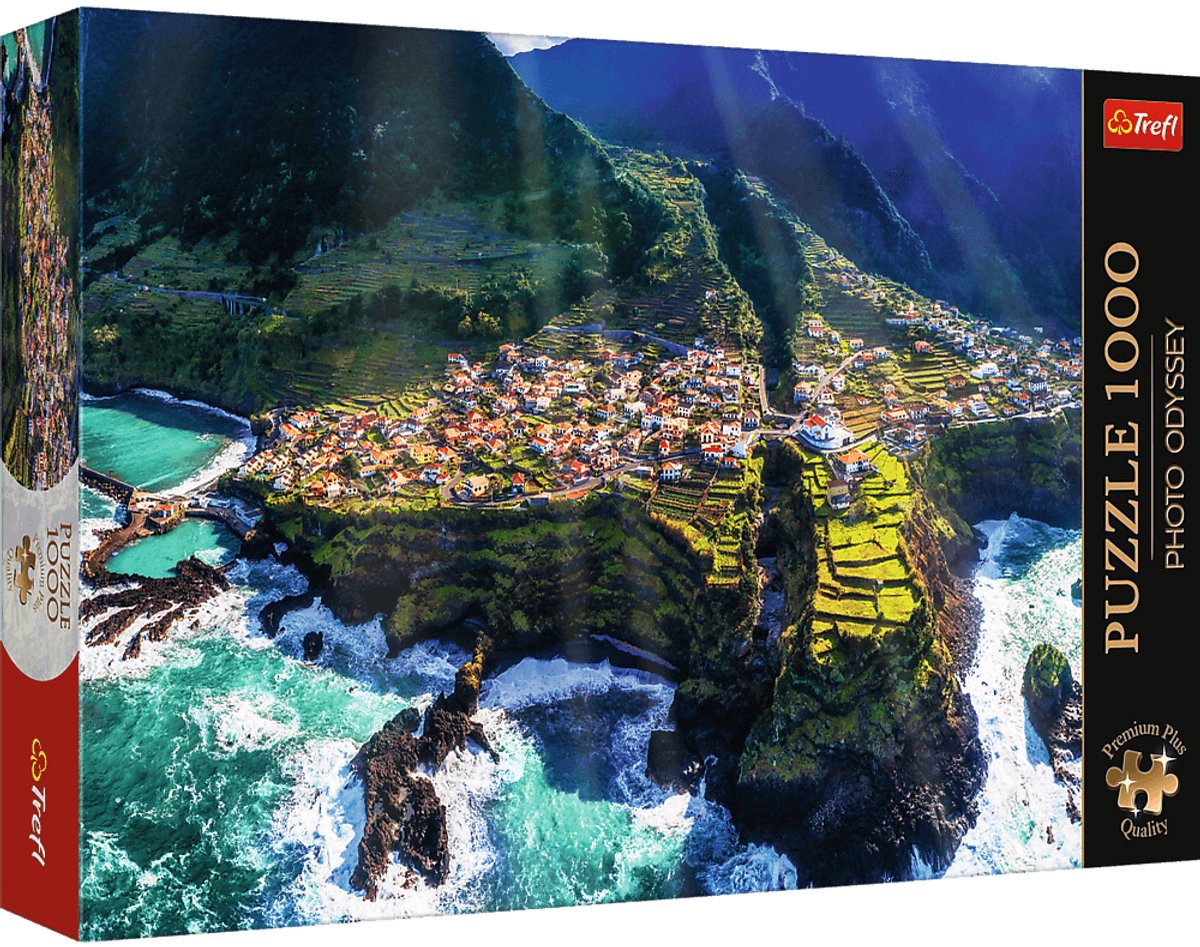 Puzzle Trefl 1000 pezzi - premium plus isola di madeira portogallo natura.