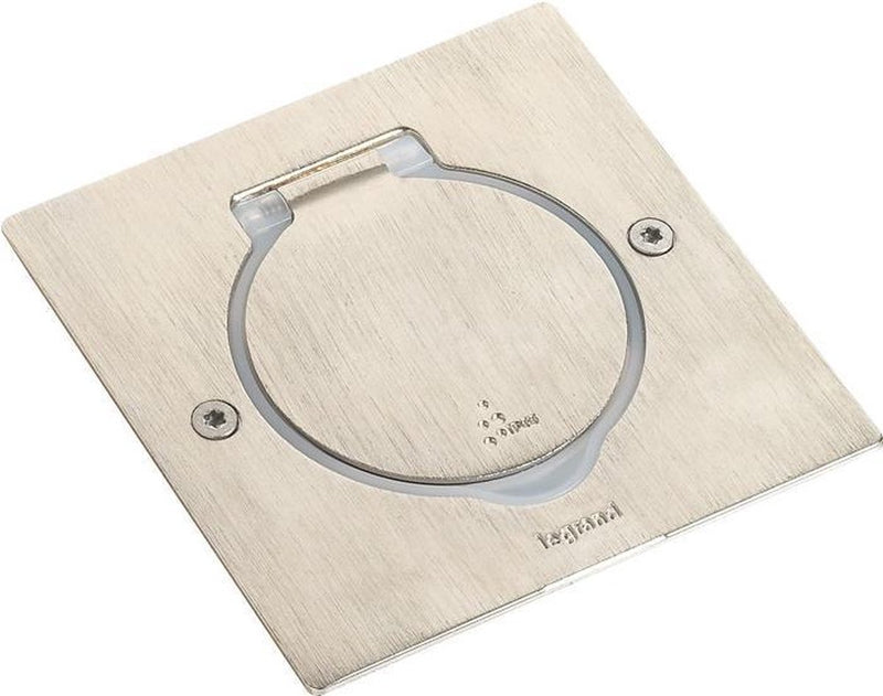 Legrand - enchufe schuko suelo 2p aluminio - plata