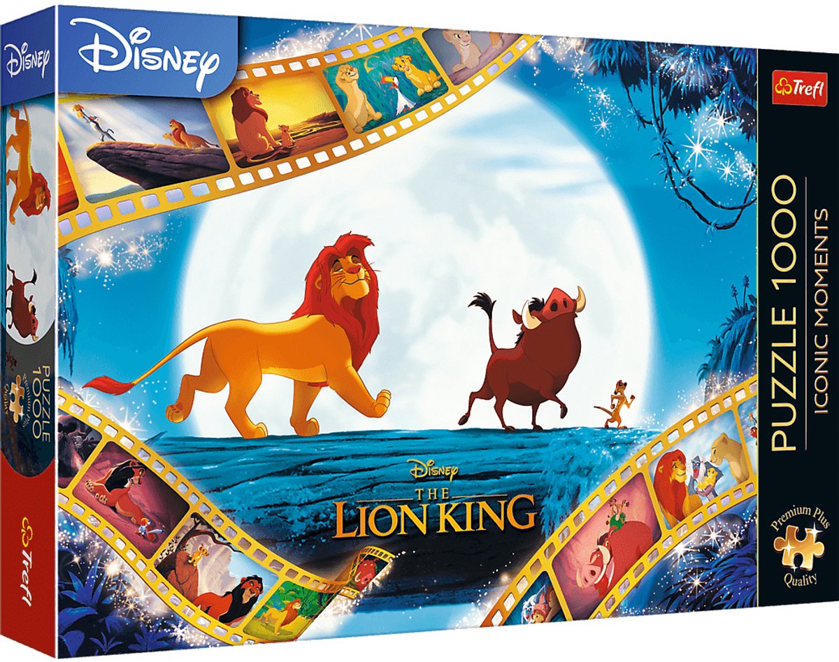 Trefl puzzle re leone 1000 pezzi - disney premium plus fsc.