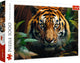 Puzzle Trefl Tigre Selvaggia - Puzzle con animali da 1000 pezzi.