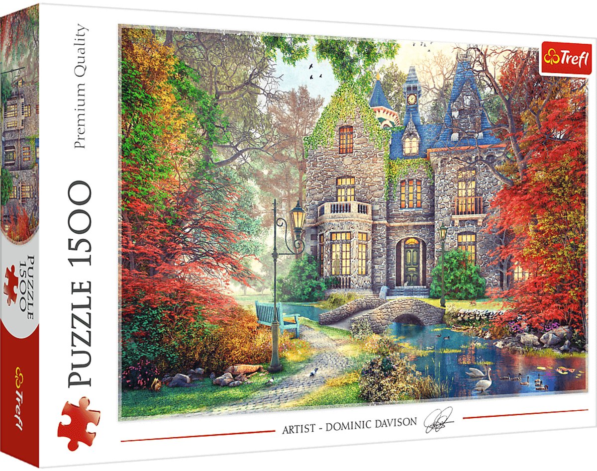 Puzzle Trefl palazzo autunnale - Puzzle da 1500 pezzi per adulti.