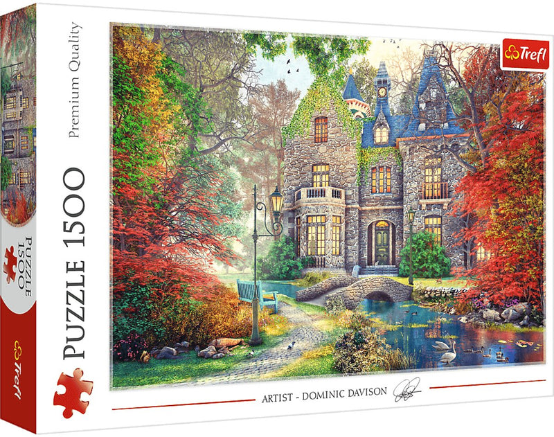 Trefl rompecabezas mansión otoñal - Puzzle de 1500 piezas para adultos.